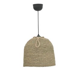 Φωτιστικό οροφής Lamper Inart ψάθινο φυσικό Φ34x87εκ - ΦΩΤΙΣΤΙΚΑ ΟΡΟΦΗΣ στο Milonadakis.gr