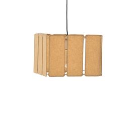 Φωτιστικό οροφής Boxfo Inart καφέ press papier-μέταλλο 32x32x123εκ - ΦΩΤΙΣΤΙΚΑ ΟΡΟΦΗΣ στο Milonadakis.gr