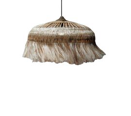 Φωτιστικό οροφής Leonire Inart abaca σε φυσικό χρώμα Φ110x48εκ - ΦΩΤΙΣΤΙΚΑ ΟΡΟΦΗΣ στο Milonadakis.gr