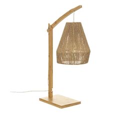 Επιτραπέζιο φωτιστικό Sean pakoworld Ε27 40W μπαμπού σε μπεζ απόχρωση 32.5x18x56εκ - ΕΠΙΤΡΑΠΕΖΙΑ ΦΩΤΙΣΤΙΚΑ στο Milonadakis.gr