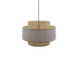 Φωτιστικό οροφής Certy Inart Ε27 μπαμπού σε φυσική απόχρωση Φ50x33εκ - ΦΩΤΙΣΤΙΚΑ ΟΡΟΦΗΣ στο Milonadakis.gr