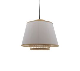 Φωτιστικό οροφής Torzo Inart Ε27 μπαμπού σε φυσική απόχρωση Φ40x32.5εκ - ΦΩΤΙΣΤΙΚΑ ΟΡΟΦΗΣ στο Milonadakis.gr