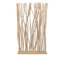 Διακοσμητικό δαπέδου Barbin pakoworld teak-suar ξύλο σε φυσική απόχρωση 120x25x200εκ - ΠΑΡΑΒΑΝ στο Milonadakis.gr