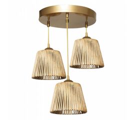 ΦΩΤΙΣΤΙΚΟ ΟΡΟΦΗΣ ΕΣΩΤΕΡΙΚΟΥ ΧΩΡΟΥ 3ΦΩΤΟ BAMBOO ΧΡΥΣΟ HM7512.01 35x85 εκ. - ΦΩΤΙΣΤΙΚΑ ΟΡΟΦΗΣ στο Milonadakis.gr