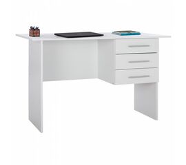 ΓΡΑΦΕΙΟ ΜΕΛΑΜΙΝΗΣ ENSLEY HM2029.05 ΜΕ 3 ΣΥΡΤΑΡΙΑ ΛΕΥΚΟ 120X60X76 εκ. - ΓΡΑΦΕΙΑ στο Milonadakis.gr