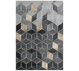 ΧΑΛΙ ΣΑΛΟΝΙΟΥ ΜΕ ΚΡΟΣΙΑ JOSIANE HM7677.18 ΓΚΡΙ-ΧΡΥΣΟ 120X170 εκ. - ΣΠΙΤΙΟΥ στο Milonadakis.gr