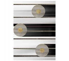 ΧΑΛΙ ΣΑΛΟΝΙΟΥ ΜΕ ΚΡΟΣΙΑ JOSIANE ΛΕΥΚΟ-ΜΑΥΡΟ-ΧΡΥΣΟ HM7675.24 160X230 εκ. - ΣΠΙΤΙΟΥ στο Milonadakis.gr