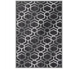 ΧΑΛΙ ΣΑΛΟΝΙΟΥ ΜΕ ΚΡΟΣΙΑ JOSIANE ΜΑΥΡΟ-ΓΚΡΙ HM7677.31 120X170 εκ. - ΣΠΙΤΙΟΥ στο Milonadakis.gr