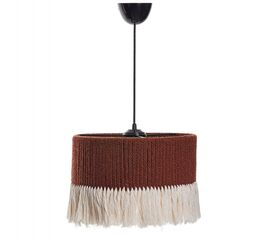 ΦΩΤΙΣΤΙΚΟ ΟΡΟΦΗΣ ΚΡΕΜΑΣΤΟ ΑΠΟ ΣΧΟΙΝΙ ΚΑΦΕ ΛΕΥΚΟ HM7657.03 Φ30x65 εκ. - ΦΩΤΙΣΤΙΚΑ ΟΡΟΦΗΣ στο Milonadakis.gr