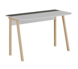 Γραφείο εργασίας Malia pakoworld λευκό-φυσικό-ανθρακί antique 120x60.5x75εκ - ΓΡΑΦΕΙΑ στο Milonadakis.gr