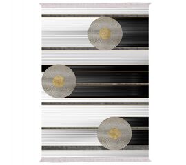 ΧΑΛΙ ΣΑΛΟΝΙΟΥ ΜΕ ΚΡΟΣΙΑ JOSIANE ΛΕΥΚΟ-ΜΑΥΡΟ-ΧΡΥΣΟ HM7723.24 180X280 εκ. - ΣΠΙΤΙΟΥ στο Milonadakis.gr