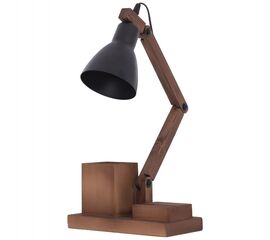 ΦΩΤΙΣΤΙΚΟ ΓΡΑΦΕΙΟΥ ΞΥΛΙΝΟ ΚΑΡΥΔΙ ΜΕ ΜΑΥΡΟ ΚΑΠΕΛΟ 23x35x50Υεκ.HM7702.01 - ΕΠΙΤΡΑΠΕΖΙΑ ΦΩΤΙΣΤΙΚΑ στο Milonadakis.gr