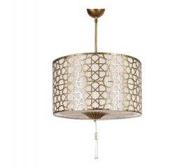 ΦΩΤΙΣΤΙΚΟ ΟΡΟΦΗΣ ΚΡΕΜΑΣΤΟ ΜΕ ΦΟΥΝΤΑ ΧΡΥΣΟ HM7647.01 Φ40x56Y εκ. - ΦΩΤΙΣΤΙΚΑ ΟΡΟΦΗΣ στο Milonadakis.gr