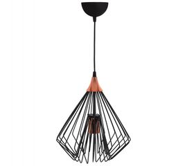 ΦΩΤΙΣΤΙΚΟ ΟΡΟΦΗΣ ΜΑΥΡΟ ΜΕΤΑΛΛΟ ΣΧΗΜΑ ΔΙΑΜΑΝΤΙ Φ28x60Yεκ.HM7683.01 - ΦΩΤΙΣΤΙΚΑ ΟΡΟΦΗΣ στο Milonadakis.gr