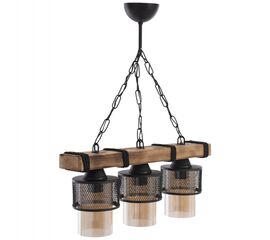 ΦΩΤΙΣΤΙΚΟ ΟΡΟΦΗΣ ΤΡΙΦΩΤΟ ΜΕ ΑΛΥΣΙΔΑ ΞΥΛΟ ΚΑΙ ΜΕΤΑΛΛΙΚΑ ΚΑΠΕΛΑ 50x12x60Y εκ.HM7699.01 - ΦΩΤΙΣΤΙΚΑ ΟΡΟΦΗΣ στο Milonadakis.gr