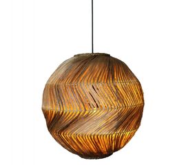 ΦΩΤΙΣΤΙΚΟ ΟΡΟΦΗΣ ΣΦΑΙΡΙΚΟ ΑΠΟ ΙΝΕΣ ΑΜΠΑΚΑ ΣΕ ΦΥΣΙΚΟ ΧΡΩΜΑ HM7769 Φ45x45-80Yεκ. - ΦΩΤΙΣΤΙΚΑ ΟΡΟΦΗΣ στο Milonadakis.gr