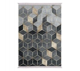 ΧΑΛΙ ΣΑΛΟΝΙΟΥ JOSIANE ΜΕ ΚΡΟΣΙΑ HM7814.18 ΓΚΡΙ ΧΡΥΣΟ 145X220 εκ. - ΣΠΙΤΙΟΥ στο Milonadakis.gr