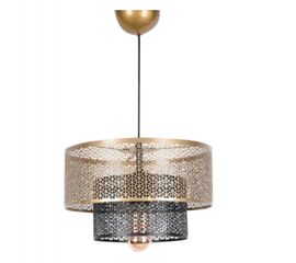 ΦΩΤΙΣΤΙΚΟ ΟΡΟΦΗΣ HM7648.01 ΚΡΕΜΑΣΤΟ ΧΡΥΣΟ ΜΑΥΡΟ Φ26,5x64Yεκ. - ΦΩΤΙΣΤΙΚΑ ΟΡΟΦΗΣ στο Milonadakis.gr