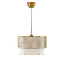 ΦΩΤΙΣΤΙΚΟ ΟΡΟΦΗΣ ΚΡΕΜΑΣΤΟ HM7660.02 ΜΕΤΑΛΛΟ ΥΦΑΣΜΑ ΧΡΥΣΟ ΛΕΥΚΟ 30x20(65)Yεκ. - ΦΩΤΙΣΤΙΚΑ ΟΡΟΦΗΣ στο Milonadakis.gr