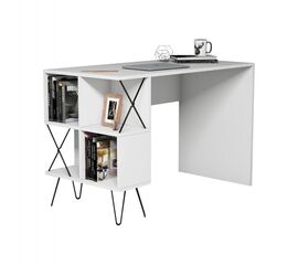 ΓΡΑΦΕΙΟ ΥΠΟΛΟΓΙΣΤΗ ΜΕΛΑΜΙΝΗΣ HM9509.03 ΛΕΥΚΟ ΜΕ ΡΑΦΙΑ 120x60x78.8Yεκ - ΓΡΑΦΕΙΑ στο Milonadakis.gr