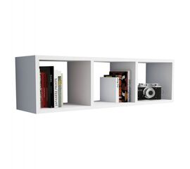 ΡΑΦΙΕΡΑ ΤΟΙΧΟΥ ΜΕΛΑΜΙΝΗΣ ΛΕΥΚΗ HM9228.11 90x22x25,6Υ εκ. - ΒΙΒΛΙΟΘΗΚΕΣ στο Milonadakis.gr