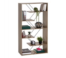 ΒΙΒΛΙΟΘΗΚΗ TARS HM2240.13 OLIVE GREY ΜΕΛΑΜΙΝΗ-ΜΑΥΡΕΣ ΜΕΤΑΛΛΙΚΕΣ ΒΕΡΓΕΣ 84x24x157Yεκ. - ΒΙΒΛΙΟΘΗΚΕΣ στο Milonadakis.gr