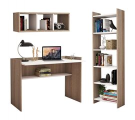 ΣΕΤ ΓΡΑΦΕΙΟΥ 3ΤΜΧ HM11776.12 ΜΕΛΑΜΙΝΗ ΣΕ SONOMA ΚΑΙ ΛΕΥΚΟ ΧΡΩΜΑ - ΓΡΑΦΕΙΑ στο Milonadakis.gr