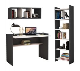 ΣΕΤ ΓΡΑΦΕΙΟΥ 3ΤΜΧ HM11776.13 ΜΕΛΑΜΙΝΗ ΣΕ ΓΚΡΙ ΚΑΙ ΛΕΥΚΟ ΧΡΩΜΑ - ΓΡΑΦΕΙΑ στο Milonadakis.gr