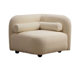Πολυθρόνα Tranquil pakoworld ύφασμα μπουκλέ κρεμ 90x90x74εκ - ΣΤΡΩΜΑΤΑ ΥΠΝΟΥ & ΣΟΜΙΕΔΕΣ στο Milonadakis.gr