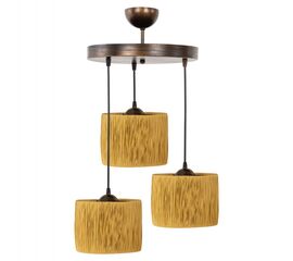 ΦΩΤΙΣΤΙΚΟ ΟΡΟΦΗΣ ΤΡΙΦΩΤΟ HM7948.05 ΜΠΕΖ ΜΠΡΟΝΖΕ Φ30x70Yεκ. - ΦΩΤΙΣΤΙΚΑ ΟΡΟΦΗΣ στο Milonadakis.gr