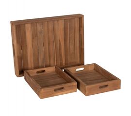 ΔΙΣΚΟΣ ΞΥΛΙΝΟΣ 3 ΤΜΧ HM7894 ΞΥΛΟ ΤΕΑΚ ΣΕ ΦΥΣΙΚΟ ΧΡΩΜΑ 39x29x7εκ. - ΑΝΤΙΚΕΙΜΕΝΑ στο Milonadakis.gr