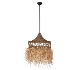 ΦΩΤΙΣΤΙΚΟ ΟΡΟΦΗΣ ΚΡΕΜΑΣΤΟ HM7820 ΙΝΕΣ ΦΟΙΝΙΚΑ & SEAGRASS ΚΡΟΣΙΑ ΣΕ ΦΥΣΙΚΟ Φ62x42Yεκ. - ΦΩΤΙΣΤΙΚΑ ΟΡΟΦΗΣ στο Milonadakis.gr