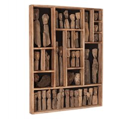 ΔΙΑΚΟΣΜΗΤΙΚΟ ΤΟΙΧΟΥ MYST HM4275 ΚΑΔΡΟ ΜΕ ΦΙΓΟΥΡΕΣ ΑΠΟ DRIFTWOOD 60x5x80Υεκ. - ΔΙΑΚΟΣΜΗΤΙΚΑ ΤΟΙΧΟΥ στο Milonadakis.gr