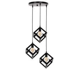 ΦΩΤΙΣΤΙΚΟ ΟΡΟΦΗΣ ΚΡΕΜΑΣΤΟ HM4036 3 ΚΥΒΟΙ ΜΑΥΡΟ ΜΕΤΑΛΛΟ Φ23x122Yεκ. - ΦΩΤΙΣΤΙΚΑ ΟΡΟΦΗΣ στο Milonadakis.gr