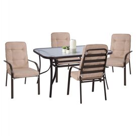 ΣΕΤ ΤΡΑΠΕΖΑΡΙΑΣ ΕΞΩΤ.ΧΩΡΟΥ HM11880 ΜΕΤΑΛΛΙΚΟ 5ΤΜΧ ΚΑΦΕ-ΜΠΕΖ - ΣΕΤ ΤΡΑΠΕΖΑΡΙΕΣ στο Milonadakis.gr