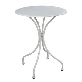 ΤΡΑΠΕΖΙ ΣΤΡΟΓΓΥΛΟ ΜΕΤΑΛΛΙΚΟ ALPINE ΛΕΥΚΟ HM5104.12 Φ60x72Υεκ. - ΤΡΑΠΕΖΙΑ ΕΞ. ΧΩΡΟΥ στο Milonadakis.gr