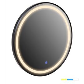 ΚΑΘΡΕΠΤΗΣ ΤΟΙΧΟΥ ΣΤΡΟΓΓΥΛΟΣ HM9579.01 ΑΛΟΥΜΙΝΙΟ ΣΕ ΜΑΥΡΟ-ΦΩΤΙΣΜΟΣ LED Φ60x3εκ. - ΚΑΘΡΕΠΤΕΣ στο Milonadakis.gr