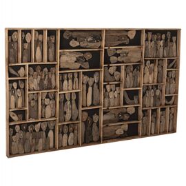 ΔΙΑΚΟΣΜΗΤΙΚΟ ΤΟΙΧΟΥ MYST HM4281 ΚΑΔΡΟ ΜΕ ΦΙΓΟΥΡΕΣ ΑΠΟ DRIFTWOOD 200x6x120Υεκ. - ΔΙΑΚΟΣΜΗΤΙΚΑ ΤΟΙΧΟΥ στο Milonadakis.gr