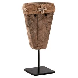 ΕΠΙΤΡΑΠΕΖΙΟ ΔΙΑΚΟΣΜΗΤΙΚΟ ΠΡΟΣΩΠΟ HM4315 PARAS STONE-ΜΕΤΑΛΛΙΚΟ ΜΑΥΡΟ STAND 10x7x21Υ εκ. - ΑΝΤΙΚΕΙΜΕΝΑ στο Milonadakis.gr