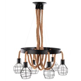 ΦΩΤΙΣΤΙΚΟ ΟΡΟΦΗΣ ΚΡΕΜΑΣΤΟ HM4130 6ΦΩΤΟ ΜΕΤΑΛΛΟ ΜΑΥΡΟ-ΣΧΟΙΝΙ Φ54-60x125Υεκ. - ΦΩΤΙΣΤΙΚΑ ΟΡΟΦΗΣ στο Milonadakis.gr