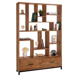 ΒΙΒΛΙΟΘΗΚΗ ROMULUS HM9803 ΑΝΑΚΥΚΛΩΜΕΝΟ ΞΥΛΟ ΤΕΑΚ ΜΕ 2 ΣΥΡΤΑΡΙΑ 140x30x210,5Yεκ. - ΒΙΒΛΙΟΘΗΚΕΣ στο Milonadakis.gr