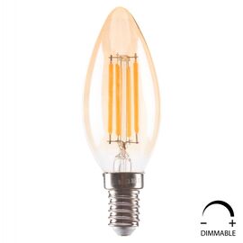 ΛΑΜΠΤΗΡΑΣ LED FILAMENT 4W E14 3000K ΧΡΥΣΟ DIMMABLE HM4048.02 - ΦΩΤΙΣΜΟΣ ΟΙΚΟΝΟΜΙΑΣ στο Milonadakis.gr