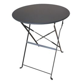 ALMA Φ70Χ71εκ. ΑΝΘΡΑΚΙ ΤΡΑΠΕΖΙ ΜΕΤΑΛΛΙΚΟ ΠΤΥΣ/ΝΟ - ΤΡΑΠΕΖΙΑ ΕΞ. ΧΩΡΟΥ στο Milonadakis.gr