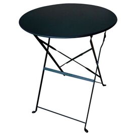 ALMA Φ70Χ71εκ. ΜΑΥΡΟ ΤΡΑΠΕΖΙ ΜΕΤΑΛΛΙΚΟ ΠΤΥΣ/ΝΟ - ΤΡΑΠΕΖΙΑ ΕΞ. ΧΩΡΟΥ στο Milonadakis.gr