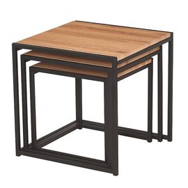 ALBA SET 3 ΤΜΧ ΤΡΑΠΕΖΑΚΙΑ OAK GRAIN 45Χ45Χ45-40Χ40Χ40-35Χ35Χ35εκ. - ΤΡΑΠΕΖΑΚΙΑ ΣΑΛΟΝΙΟΥ στο Milonadakis.gr