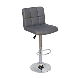 BAR40 GREY PU(Σ2)ΣKAMΠO ΜΕ ΑΜΟΡΤΙΣΕΡ 43X52X113εκ. - ΣΚΑΜΠΟ ΜΠΑΡ στο Milonadakis.gr