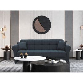 AZUR GREY ΥΦΑΣΜΑ 3ΘΕΣΙΟΣ ΚΑΝΑΠΕΣ/ΚΡΕΒΑΤΙ ΜΕ ΑΠΟΘ.ΧΩΡΟ 210X80X75εκ. - ΚΑΝΑΠΕΔΕΣ-ΣΑΛΟΝΙΑ στο Milonadakis.gr