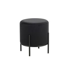 BELLA/R ΣΚΑΜΠΟ BLACK VELVET ΥΦΑΣΜΑ Φ.35Χ38εκ. - ΠΟΥΦ - ΣΚΑΜΠΟ - ΜΠΑΟΥΛΟ στο Milonadakis.gr