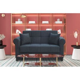 AZUR GREY ΥΦΑΣΜΑ 2ΘΕΣΙΟΣ ΚΑΝΑΠΕΣ/ΚΡΕΒΑΤΙ ΜΕ ΑΠΟΘ.ΧΩΡΟ 150Χ80Χ75εκ. - ΚΑΝΑΠΕΔΕΣ-ΣΑΛΟΝΙΑ στο Milonadakis.gr