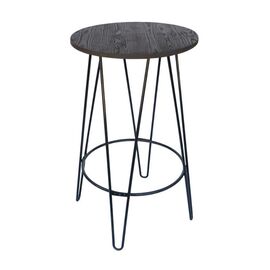 LARA ΤΡΑΠΕΖΙ Φ.60Χ103εκ. ΜΕΤΑΛΛΟ-ΞΥΛΟ K/D - ΤΡΑΠΕΖΙΑ ΕΞ. ΧΩΡΟΥ στο Milonadakis.gr